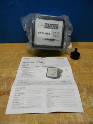 Pro-Lube Aluminum Flowmeter 1" FNPT Nutating Disc