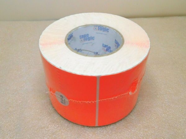 Tape Logic Inventory Rectangle Label Fluorescent Red 6" L x 4" W 500/Roll DL635G