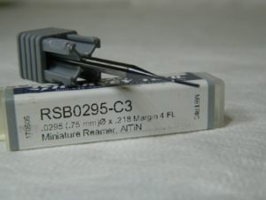 Harvey Tool Carbide Miniature Reamer 4FL .0295 x 1/8 x 2 SS/SF RSB0295-C3