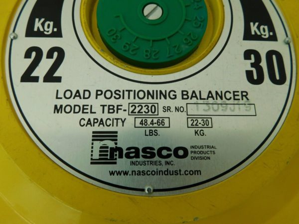Nasco Tool Balancer 66 Lb Load Cap 60" Travel Distance TBF-2230 PARTS/REPAIR
