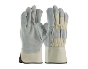 PIP Split Cowhide Work Gloves 12 Pairs Size M 82-7583/M