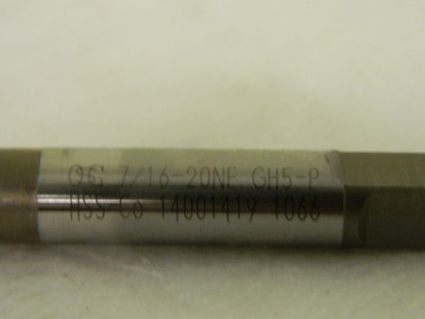 OSG Thread Forming Plug Tap 7/16-20 UNF H5 TiCN Cobalt 1400141908