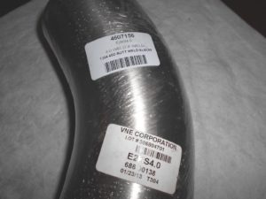 VNE Stainless Steel Long Tangent Elbow, butt weld connection T304 E2KS4.0