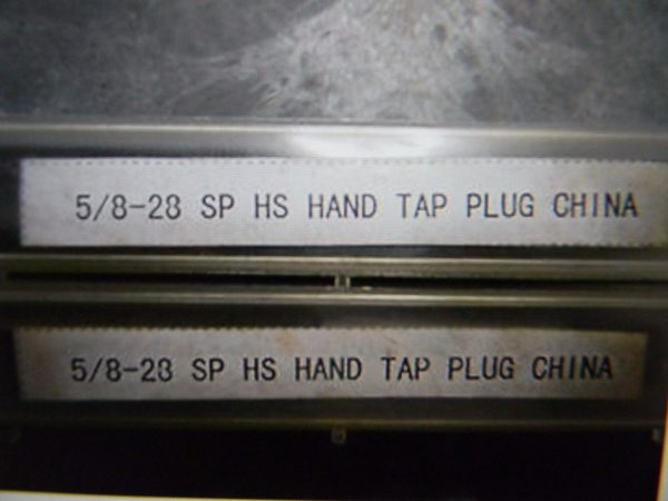 Interstate Plug Hand Taps 5/8"-28 H3 3B RH Spiral Point HSS #04846283