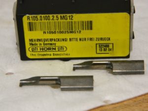 PH Horn Carbide Boring Bars R105.0100.2.5 Grade MG12 QTY 2 R105010025MG12