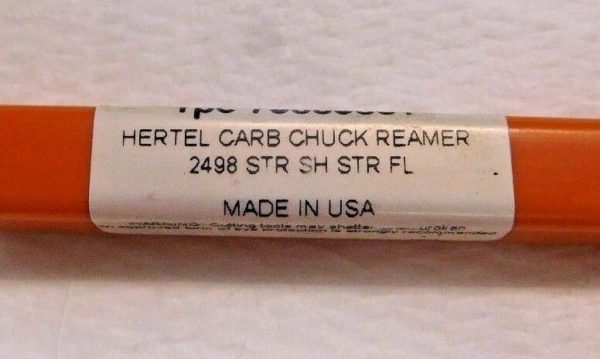 Hertel Chucking Reamer 0.2498" Dia x 3" OAL 4FL Solid Carbide 79889861