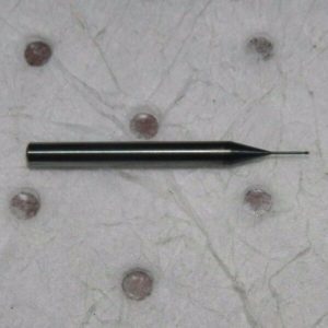 Iscar 0.5mm x 0.7mm x 45mm 2-Flute Solid Carbide Ball End Mill 5650283