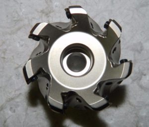 Hertel Indexable Chamfer Face Mill 2″ Cutting Dia. 45° #45717469