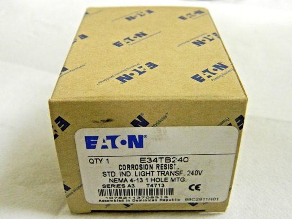 Eaton Cutler-Hammer Indicating Light 240 VAC Incandescent #E34TB240