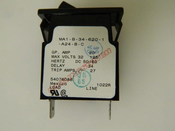 Carling Switch Panel Mount Mini Circuit Breaker 3 Pack 20 Amp MA1B346201A24BC