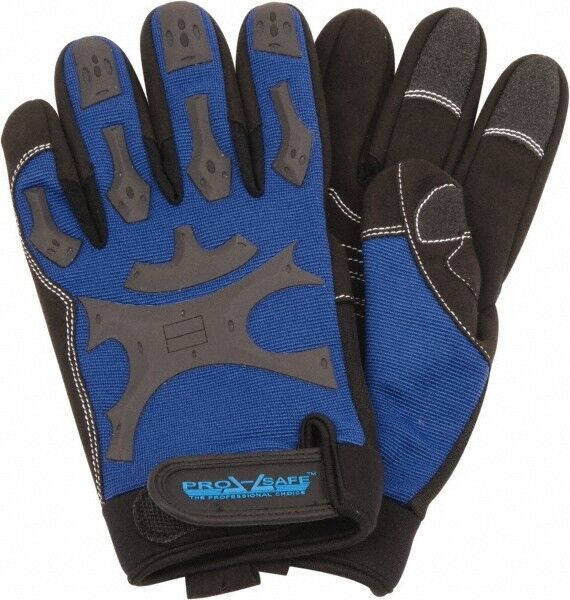 Qty 2 | PRO-SAFE Gloves: Size M, Synthetic Leather MPN:GLA-M2-M