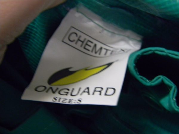 Onguard 71022SM00 Size Small Green, Zipper Front Coverall