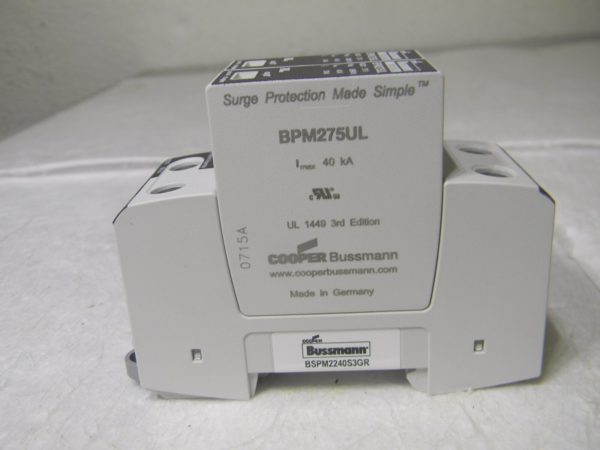 Cooper Bussmann Surge Protection 1Phase 120/240V 3Wire 2 Pole 3.93”L BSPM22403GR