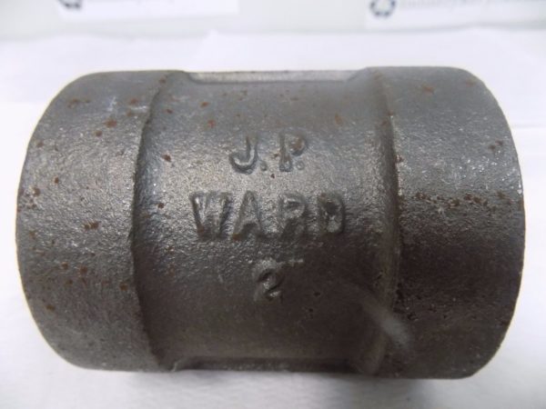 J.P. Ward Malleable Iron Straight Coupling 2" Class 300 3.62" Length