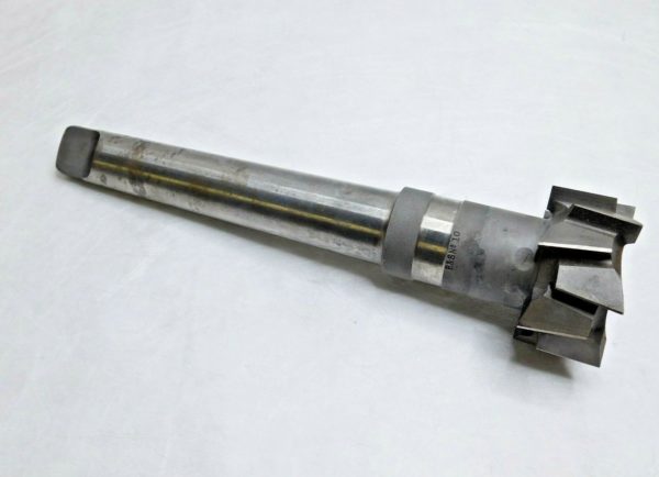 F&D Taper Shank T-Slot Cutter HSS 2-21/32" Diam x 10-3/8" OAL 12T 14409-A1226
