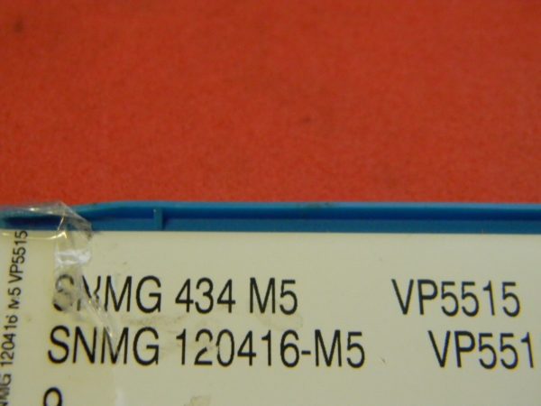 Valenite Snmg20416-m5 Snmg434-m5 Vp5515 Carbide Inserts Qty. 9