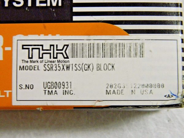 THK High Radial Load SSR Block w/Caged Ball 111mm L x 70mm W SSR35XW1SSGKBLO