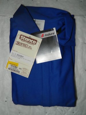 Stanco Safety Products Indura Ike Jacket Royal Blue Size Medium FRI624TRB-M