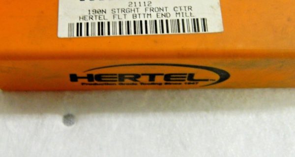 Hertel Indexable Back Draft End Mill HSS 190N 1" Cutting Diam 21112 91856252