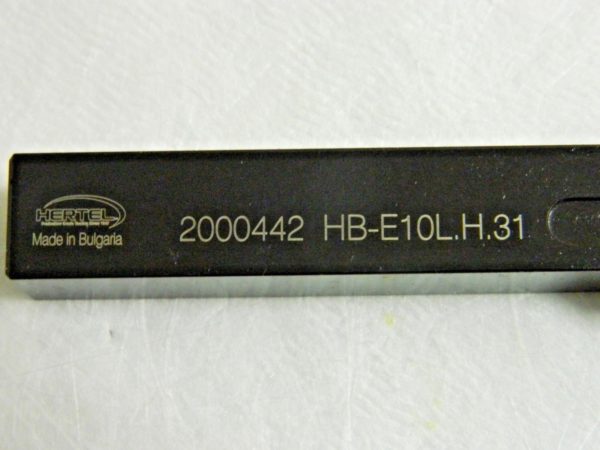 Hertel Indexable Cutoff Toolholder 5/8" x 5/8" x 4" HB-E10L.H.31 2000442