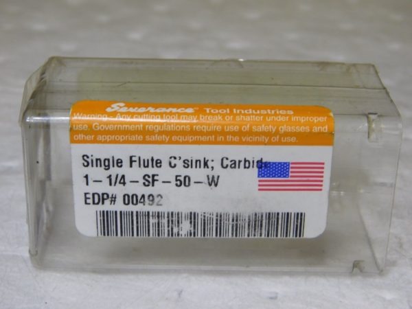 Severance Carbide Tipped Countersink 1-1/4” Head Dia 1Fl 3/4” Shank Dia 00492