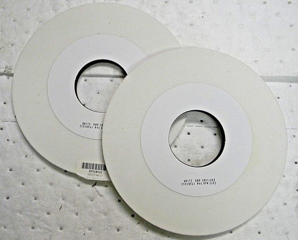 Grier Abrasives Surface Grinding Wheel White 60H Max RPM 2483 Set of 2 05918941
