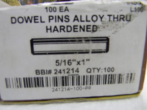 Professional Standard Dowel Pin Grade 8 Double Shear QTY 3 06025100