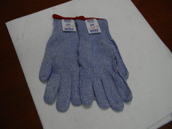 D-Flex Cut Resist Gloves 10G L KNT BL/WH 1/PR D QTY 6 8110-09