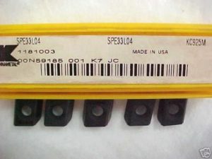 Kennametal Indexable Carbide Inserts SPE33L04 Grade KC925M Qty. 5
