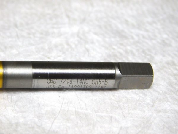 OSG Cobalt Thread Forming Bottoming Tap 7/16-14 UNC 3-5/32”OAL Qty-2 1400139205
