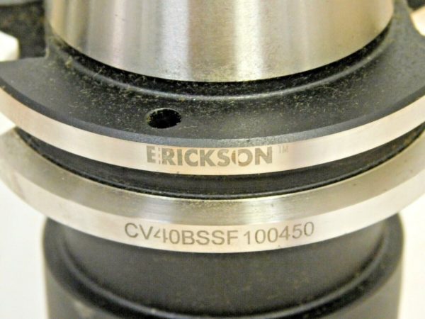 Erickson Straight Shank w/Flat Adapter CAT40 1" Hole Diam CV40BSSF100450 1749369