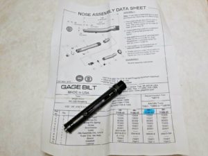 Gage Bilt Rivet Tool Nose Assembly For Use with GBP704F Qty 1 5A-715B-43