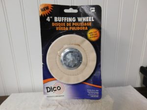 Dico 4" Diam x 1/2" Thick Cushion Sewn Mounted Buffing Wheel QTY 3 527-41-4M