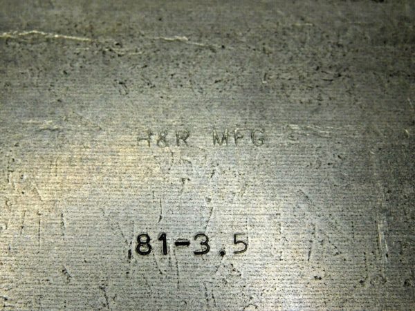 H & R Square Soft Lathe Chuck Jaws Serrated 1.5mm x 60° Qty 3 Pcs HR-81-3.5