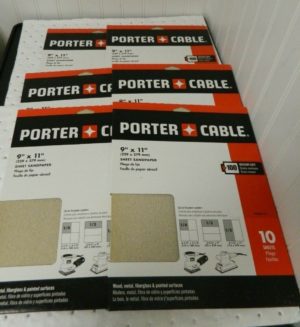 Porter-Cable 100 Grit Aluminum Oxide Sanding Sheet Qty 60 793801010
