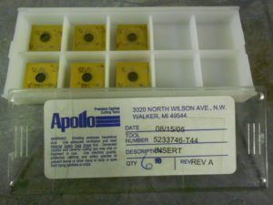 Apollo Tool Carbide Inserts #5233746-T44