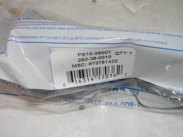 Pro-Safe Clear Anti-Fog Frameless Safety Glasses Qty 12 PS10-36001