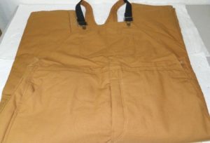 Pro-Safe General Purpose Bib Overall Brown Size 2XL 15090-3002