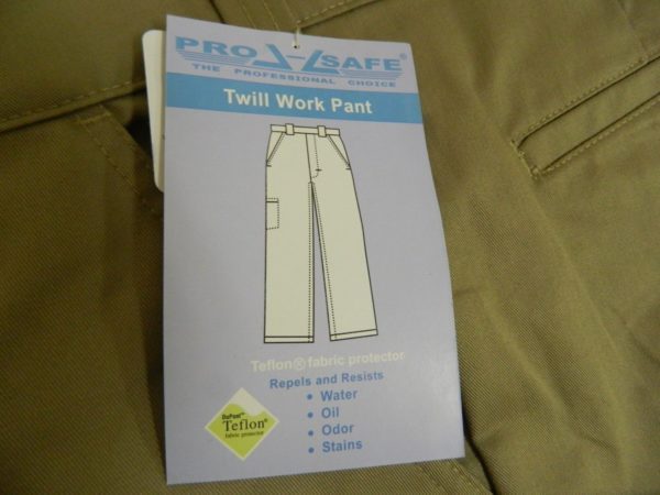 Pro-Safe Twill Work Pant Size 42x30 QTY 2 62629878