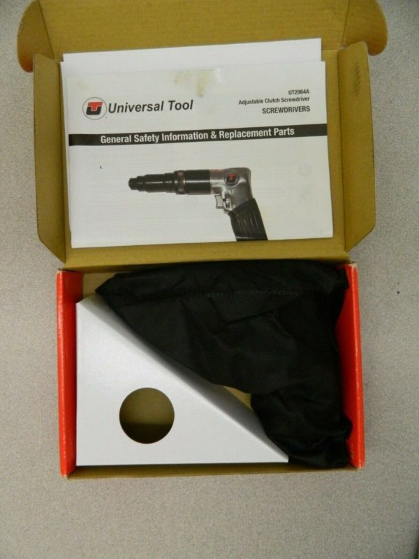 Universal Tool Air Screwdriver 1/4" Bit Holder 1,800 RPM UT2964 PARTS/REPAIR