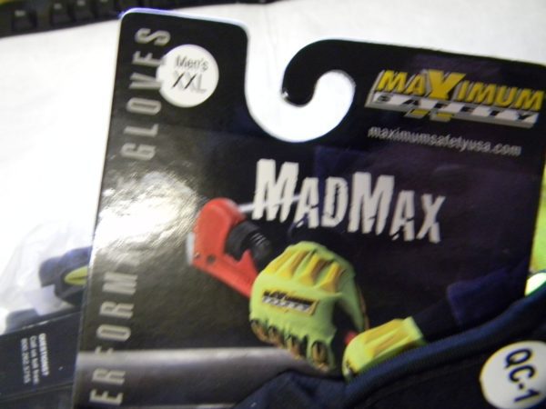 Maximum Safety Mad Max Professional Workman's Gloves 2 pairs 120-4000/XXL