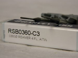 Harvey Tool Mini Reamer .0360X.0281x.500x1/8 4FL Qty 2 RSB0360-C3