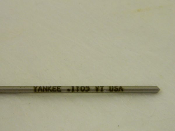 Yankee 0.1105" 4 Flute High Speed Steel Chucking Reamer 72011059