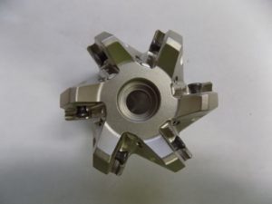 Hertel 2-1/2" Cut Diam Indexable Chamfer & Angle Face Mill 45717501