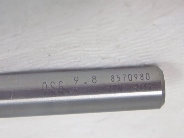 OsG Carbide Jobber Lgth Drill 0.3858" 109mm OAL 140º Pt Angle