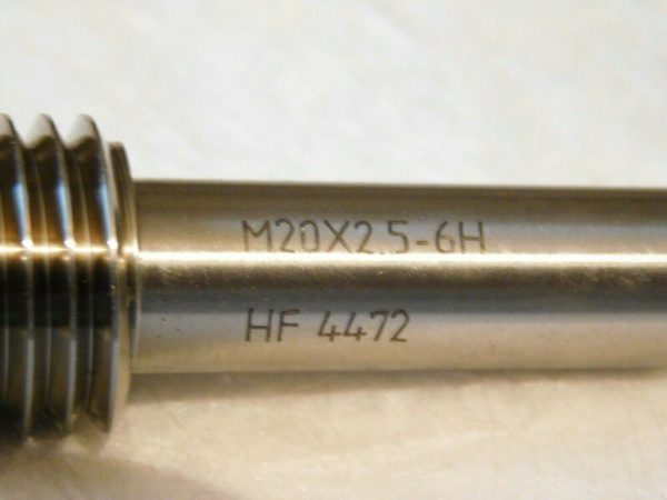 SPI Single End Plug Thread Go Gage M20x2.5 Class 6H 34-558-7