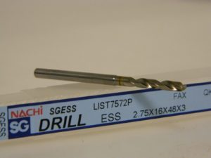 Nachi SGESS Drill List7572P 1.75x16x48x3 Qty 10 0575513