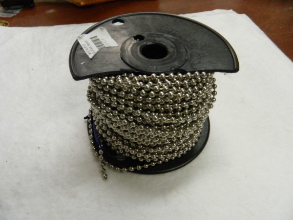 Professional 01727072 #10 Trade Size Brass Ball Chain 100'