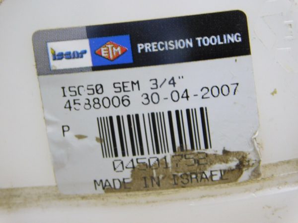 Iscar ETM CAT-SEM ISO50 Shell Mill Holder 3/4”Arbor 1.5" Nose Length 4588006