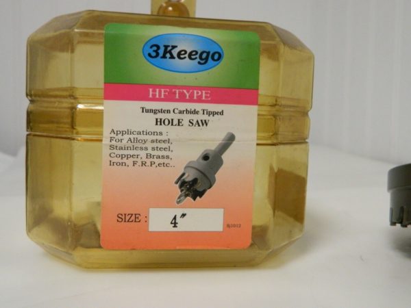 3Keego 4" HF Type Tungsten Carbide Tipped Hole Saw 103.5000148